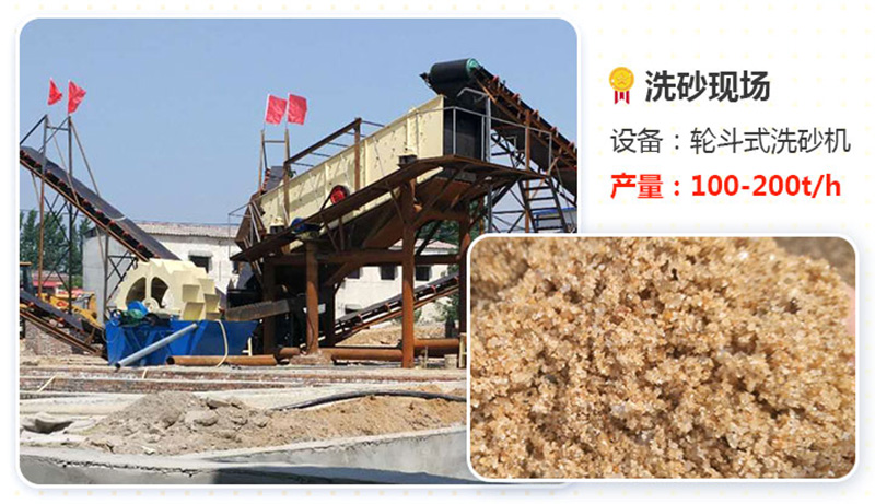 輪式洗砂機(jī)產(chǎn)量高、效果好