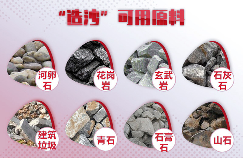 造沙原料多種多樣，購(gòu)機(jī)要多思量