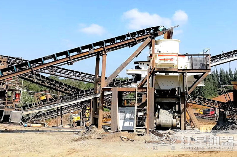 制砂機(jī)成品粒型好，成品多用于建筑工程，道路基建
